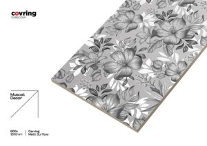 กระเบื้องพอร์ซเลนแกะสลักด้านดีไซน์เนอร์ขนาด600x1200มม. ผนังและพื้นกันลื่นสุดหรูสำหรับห้องนอนห้องนั่งเล่นห้องน้ำ - Product Image 2