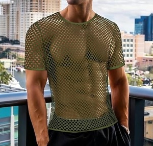 Custom OEM ODM Jersey Mesh Tops T-Shirts Oversized Training Baseball Jersey Mesh Practice <b>Fishnet</b> Jersey T-Shirts Breathable - Product Image 6