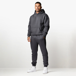 Custom High Quality Eco-Friendly Garment Dyed Regular Breathable Lightweight Winter Polyester <b>Windbreaker</b> Hooded Tracksuit - Product Image 1