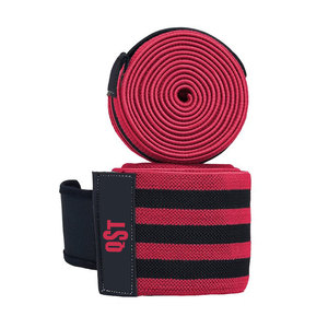 Bandes de compression élastiques pour genoux avec logo personnalisé, pour la musculation, la gym et le powerlifting. - Product Image 1