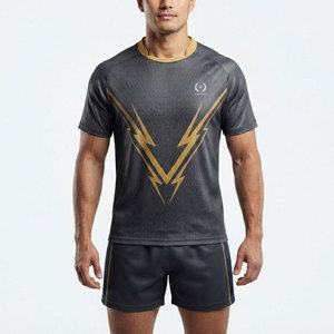 Uniforme de Rugby para Hombre Fresh Now, Diseño Personalizado, Transpirable, de Secado Rápido, Ropa Deportiva de Poliéster, Jersey de Manga Corta, Rendimiento Óptimo - Product Image 3