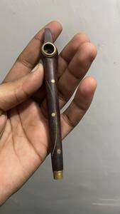 Pipe à fumer en bois de luxe, finition laquée, design courbé, logo gravé personnalisé, couleur personnalisée, emballage cadeau vintage - Product Image 2