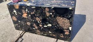 Exclusive modern polished natural Pebble Black <b>granite</b> for Airport, Railway Station, Hotel, Villa, Apartment, Office Building - Product Image 1