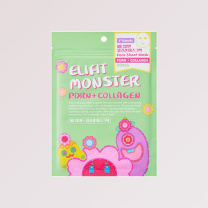 แผ่นมาส์กหน้า ผลิตภัณฑ์ของแท้จากร้าน DANCING WHALE Ellifit Wonderland Monster PDRN Collagen Mask Pack 7 แผ่น มาส์กหน้าคอลลาเจน - Product Image 5