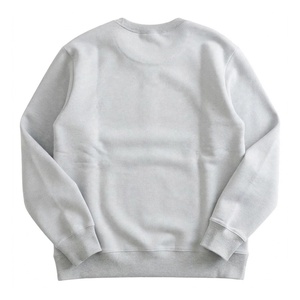 Sweat-shirt à col rond en molleton de coton respirant 360g, uni et gaufré, à manches longues, pour homme, style décontracté, avec logo au dos, idéal pour l'automne - Product Image 2