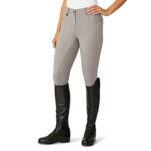 Nuevos pantalones de montar para mujer, personalizados, grises, con agarre de silicona, mallas de equitación para mujer, pantalones de equitación. - Product Image 4