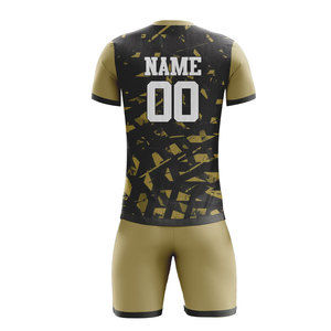 Ensemble de maillots de football personnalisés, vêtements de sport sublimés, uniforme d'équipe, logo personnalisé, maillot et short de football, vente en gros d'usine, OEM - Product Image 2