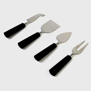 Épandeur de fromage poli argent avec poignée carrée en marbre de gravier dans un nouveau Design épandeur de beurre - Product Image 2