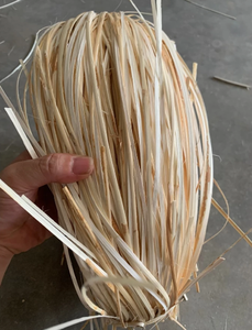 Natural <b>Bleached</b> Flat Rattan Peels 2mm 3mm Round Edge Rattan String Material Rattan Outer Skin for Chair Best Price Rattan Split - Product Image 5