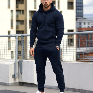 Factory Price French Terry Tracksuit Men Fleece Lined Tracksuit Private Label Production Service - Product Image 5