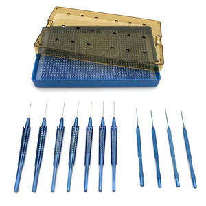 Juego de Instrumentos Vitreo-Retinianos, Pinzas Oftálmicas de Titanio, Juego de Instrumentos Quirúrgicos, Ganchos Retinianos de Titanio Azul, Herramientas Oftálmicas - Product Image 2