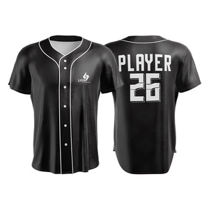 Maillots de baseball personnalisés pour femmes grandes tailles à manches courtes imprimés numériquement 100% polyester respirant à séchage rapide et anti-humidité - Product Image 3