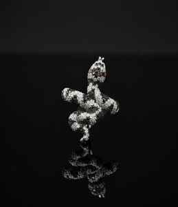 925 Sterling Silver Snake <b>Ring</b> Iced Out Hip Hop Statement <b>Ring</b> 10K 14K Gold Finish <b>CZ</b> Diamond Rapper Jewelry for Men - Product Image 2