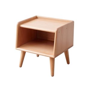 Comodini Moderni e Semplici in Stile Nordico, in Legno di Faggio Massiccio, Mobiletto da Comodino in Legno Puro con Vano Portaoggetti in Faggio Europeo - Product Image 6