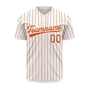 Maillot de baseball personnalisé à rayures blanches, numéros d'équipe, uniforme d'équipe, shorts, fabricant de vêtements de sport OEM - Product Image 4