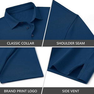 Camisetas Polo Casuales para Hombre, 100% Algodón, Venta al por Mayor, Secado Rápido, Cómodas, con las Mejores Telas, Tallas Grandes - Product Image 5