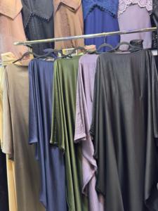 Best Selling Kaftan Abaya Handmade Turkish Floor Length Long Sleeve V Neck Polyester Regular Fit Casual Evening Party <b>Flared</b> - Product Image 3