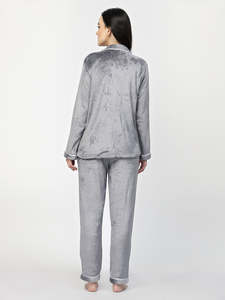 Combinaisons de nuit en polaire polyester respirantes à manches longues pour femmes - Product Image 5