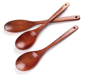2026 Latest Eco-Friendly Nordic Style Solid Wooden Spoon for Kitchen and Tabletop Serving From India - Product Image 4