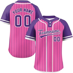 Camiseta de Béisbol Sublimada con Logotipo Personalizado, Transpirable, de Manga Corta, 100% Poliéster, Camiseta de Softbol Lisa - Product Image 5