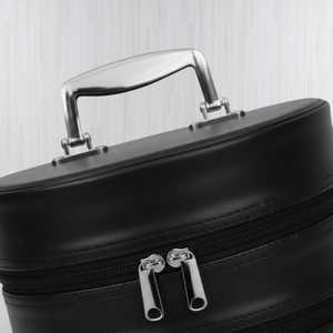 Étui Premium en Cuir Noir pour Tablier Maçonnique - Design Mince pour Rangement de Regalia, Étui pour Fez Maçonnique, Porte-Accessoires Franc-Maçon MFC-0011 - Product Image 4