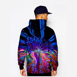 Sweat à capuche zippé décontracté streetwear personnalisé en molleton épais sans cordons 100% coton noir délavé - Product Image 3