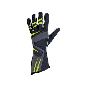 Custom Made Anti-Slip Racing Gloves Factory Breathable Leather Sports Gear with Hand Grips Wholesale Kart Racing Gloves - Product Image 3