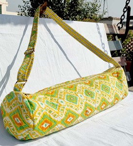 กระเป๋าผ้าฝ้ายแบบควิลท์ ระบายอากาศได้ดี นุ่มสบาย สำหรับผู้หญิง ผู้ชาย เล่นกีฬา โยคะ ฟิตเนส แฟชั่นกลางแจ้ง กระเป๋าเดินทางแบบมีล้อ - Product Image 4