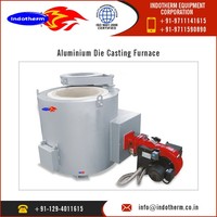 Four en Aluminium moulé sous pression de 300 kg, Type de creuset, combustible à gaz disponible à un prix abordable auprès d'un fournisseur de renommée