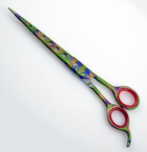 Handgefertigte professionelle Hunde- und Katzenpflegeschere, rasiermesserscharfe, langlebige Tierschere mit 8,0 mm gerader Klinge für Hunde und Katzen - Product Image 4