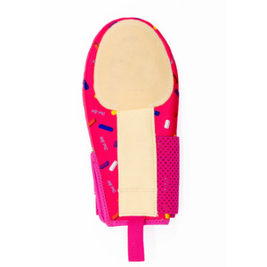 Pink Ice Cream Pattern Baseball <b>Sliding</b> Mitt With Adjustable Wrist Strap Comfortable Protective Glove - Product Image 5