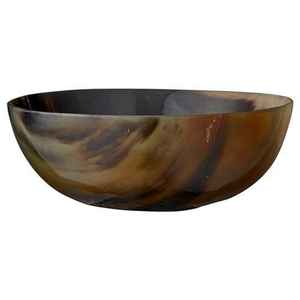 Cuencos de Cuerno Natural Hechos a Mano de Estilo Lujoso para Servir Ensaladas de Forma Decorativa y como Vajilla Elegante, Cuencos de Cuerno Medievales de la India - Product Image 3