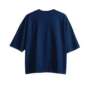 Nouveau Design Hommes T-Shirt 100% Coton Séchage Rapide Respirant O-cou Solide Imprimé Motif Casual Court Fil Teint Lavé Techniques - Product Image 2