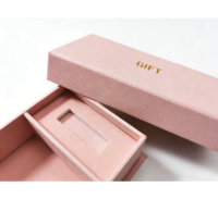 Boîtes à fentes en carton artistique pour cadeaux de photographe, portables, pour photos, verre, cristal, clé USB, avec fermeture magnétique faite à la main et dorure à chaud