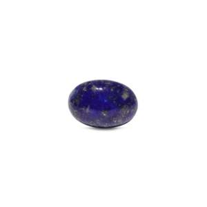 Natural Lapis Lazuli Loose Gemstone-7.2 Carat Certified Cabochon Pear Cut - Product Image 1