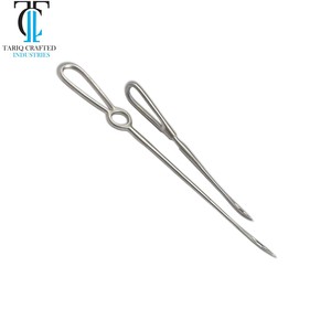 Instrumento Quirúrgico Veterinario Profesional de Acero Inoxidable Reutilizable, Aguja Buhner para Ganado Vacuno, Ovino, Caprino y Equino, TARIQ CRAFTED - Product Image 5