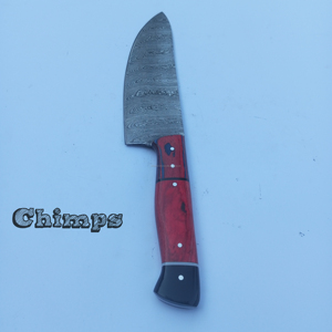 Ensemble de couteaux de chef professionnel en acier damassé ultra-tranchant poignée intégrée à haute résistance faite à la main pour la cuisine - Product Image 4