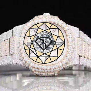 Reloj de Buceo Unisex Automático Personalizado con Logotipo, Cristal de Zafiro, Acero Inoxidable 304L, Diamantes VVS 5A y Moissanita - Product Image 3