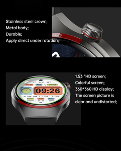 Reloj Inteligente WATCH4PRO con Monitor de Actividad Física, Múltiples Modos Deportivos, Asistente de Voz, Frecuencia Cardíaca, Batería de 300 mAh para Ejercicio al Aire Libre - Product Image 3