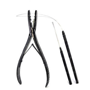 Extensions de cheveux Tinsel Tool Kit tresses avec crochet boucle outil bricolage 2 trous pince pour le soin des cheveux et kit d'enlèvement de style ensemble - Product Image 3