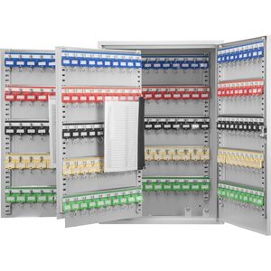 Armadietto Portachiavi Regolabile da 300 Posti con Serratura, Organizzatore da Parete per Chiavi e Posta - Product Image 5