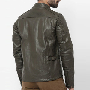 New Fashion <b>Men</b> <b>Leather</b> <b>Jacket</b> With Cozy Interior Making It Ideal As A Winter <b>Jacket</b> Choice - Product Image 5