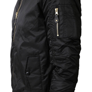 Chaqueta Bomber Casual para Hombre, Ligera, con Cierre Frontal, Chaqueta de Vuelo, Logotipo Personalizado, Prenda Exterior de Poliéster Premium, Proveedor OEM ODM de Fábrica - Product Image 5
