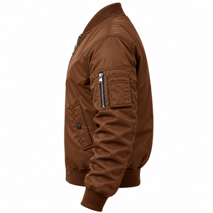 Chaqueta Bomber Oversize para Hombre, Estilo Urbano Moderno, Diseño Personalizado, Cierre de Cremallera, Chaqueta Casual de Moda, Fabricante Mayorista - Product Image 3