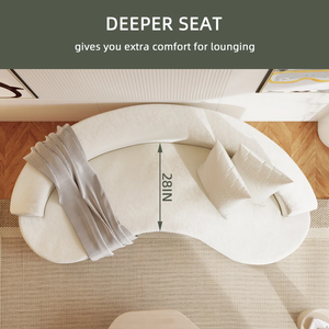 COMPRESSION <b>SOFA</b> Living Room Scandinavian Compressed in box Easy assembly Sectional <b>Sofa</b> OEM brand name High Density Sponge - Product Image 2