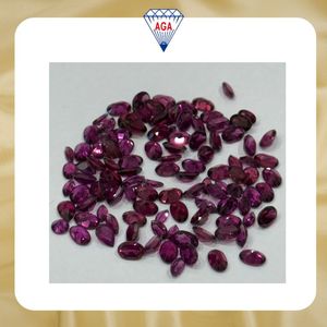 Excellent Finish Natural Rhodolite <b>Garnet</b> Oval Cut 6x4mm Calibrated Pink <b>Garnet</b> Gemstones Madagascar Wholesale Quality Gem - Product Image 2