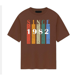 เสื้อยืดพรีเมียมสำหรับผู้ชาย เนื้อผ้าคอตตอน 100% แบบอินเตอร์ล็อค คอกลม ทรงลำลอง สีพื้น ทนทาน ระบายอากาศได้ดี พร้อมลายพิมพ์ - Product Image 6