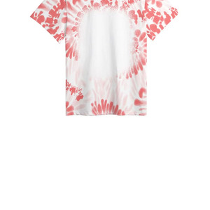 Camiseta Tie Dye 100% Algodón para Hombre, Corte Regular, Tejido Grueso de 220 Gramos, Cuello Redondo, Transpirable - Product Image 4