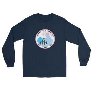 เสื้อยืดแขนยาว Jack and Jill Unisex Crest ผ้าเนื้อนุ่มพรีเมียม คอกลม สไตล์ลำลอง เสื้อยืดแบบสั่งทำได้ สำหรับใส่ทุกวัน ขายส่งเสื้อผ้า - Product Image 1