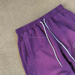 Custom Men's <b>Vintage</b> <b>Trousers</b> with Rhinestones Wide Leg Distressed Flared Sweatpants Comfortable Flare Pant Style - Product Image 6